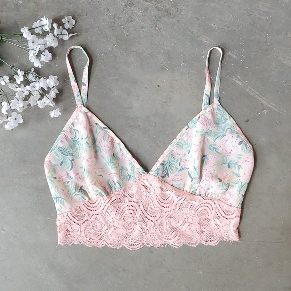 Victoria's Secret Other - Victoria's Secret Crown Label Pink Lace Lace Cami